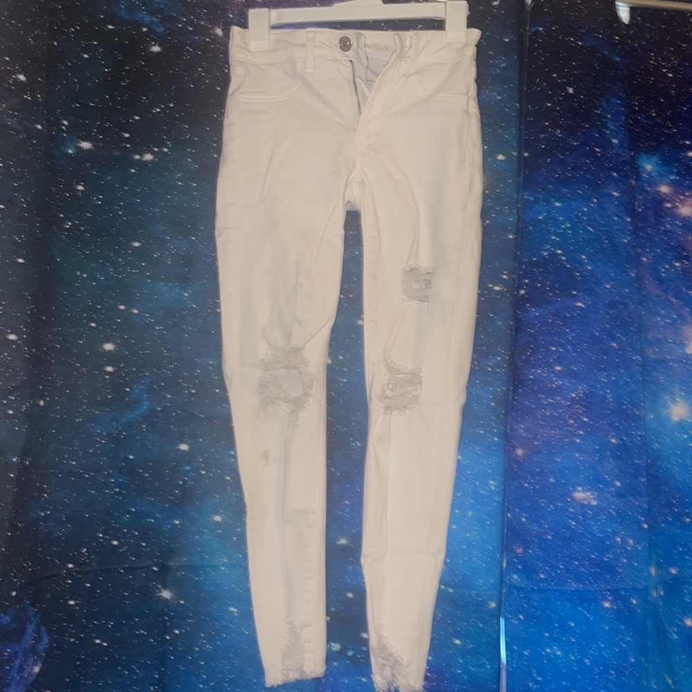 Womens White Skinny Jeans American Eagle Womens Distressed Skinny Jeans